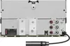 The back panel of a car stereo receiver with various ports and connectors. Anteprima dell’immagine prodotto