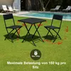 Black Forest Balkonmöbel Set 3-teilig, 2 Stühle und Tisch, Produktbild-Vorschau 6