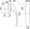 FELGNER Massiver Alu-Fenstergriff Toronto Produktbild-Vorschau 6