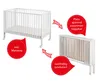 tiSsi Lit pliant pour enfant Blanc Voir les images du produit 10