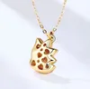 Bixorp Friends BFF Náhrdelník pro 2 s dinosaury - Zlatá Náhled obrázku produktu 3