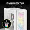 iCUE 5000D RGB AIRFLOW True White, Tower-Gehäuse Produktbild-Vorschau 3