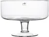 A clear studio shot of a glass bowl on a stand. Podgląd zdjęcia produktu