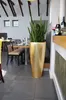 VIVANNO Bac à plantes en fibre de verre CITY rond, aspect Voir les images du produit 2