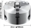 Mandrino per tornio VEVOR K11-100 Mandrino a tre griffe da Anteprima dell’immagine prodotto 8