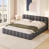 INONEFT Gestoffeerd tweepersoonsbed 140x200cm, laag bed met Productafbeelding-voorbeeld 6