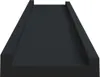 vidaXL Bilderleisten 2 Stk. Schwarz 40x9x3 cm MDF Produktbild-Vorschau 4