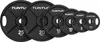 Tunturi Platinum Gusseisen Gewichtsscheibe – Bumper Plate – Produktbild-Vorschau 4