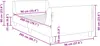 Estructura de cuna para bebé de vidaXL, con cabecera, color Vista previa de la imagen del producto 8