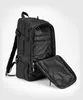 A black backpack with its main compartment open, showing internal pockets. Anteprima dell’immagine prodotto