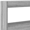 Design LED-Kopfteil mit Ablage Grau Sonoma 160x17x102 cm, Produktbild-Vorschau 9
