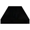 vidaXL Mensole sospese 4 pz. Nero lucido 80x23,5x3,8 cm MDF Anteprima dell’immagine prodotto 6