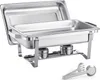 SucceBuy 8 Qt 4er-Pack rechteckiges Chafing Dish Buffet-Set Produktbild-Vorschau 1