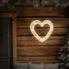 ECD Germany LED Deko Herz Weihnachten Fensterdeko mit Timer Produktbild-Vorschau 9