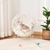Ratanový kôš pre mačky D30-442CW, s vankúšom, krémovo Náhľad obrázku produktu 2