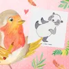 Mr. & Mrs. Panda Grußkarte Panda Kampfkunst - Weiß - Produktbild-Vorschau 5