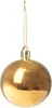 A single gold Christmas ornament hanging from a gold chain against a white background. Anteprima dell’immagine prodotto