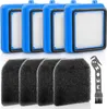 QX7 Filter für AEG, 4 Stück ASKW1 Filter Set für AEG QX6 Produktbild-Vorschau 1