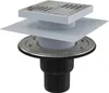 A disassembled floor drain assembly is shown against a white background. Anteprima dell’immagine prodotto