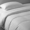 Hotelbettwäsche 100% Baumwolle Damast Glatt Weiß Produktbild-Vorschau 5