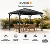 Sojag Pavillon Ventura 10x14 anthracite 296 x 423 x 261 cm Voir les images du produit 15