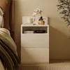 Nachttisch Tisch für Schlafzimmer Wohnzimmer 2 Schubladen Produktbild-Vorschau 3