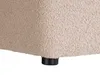 BELIANI Pouf Hocker Beige Bouclé-Stoffbezug Gesteppt Produktbild-Vorschau 7