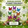 3D Schmetterling Gartenstecker Set 50 St. Wetterfest Deko Produktbild-Vorschau 8