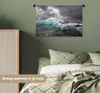 MuchoWow® Wandteppich Wandbehang Ozean - Sturm - Welle Produktbild-Vorschau 4
