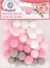 CREATIVO Plüsch POMPOM Kugeln ROSE GARDEN, 20mm, 335121024 Produktbild-Vorschau 2