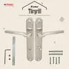 DOMINO Türgriff 78 Drückergarnitur WC - Badezimmer Set | Produktbild-Vorschau 9