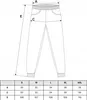 Damen Highwaist Bootcut Hose Locker Fallschirm Bequem Produktbild-Vorschau 9