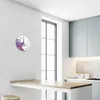 Glasuhr Wanduhr Küchenuhr Echt-Glas 30fi cm Abstrakt Produktbild-Vorschau 5