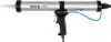 A pneumatic caulking gun on a white background. Produktbild-Vorschau
