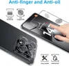 A close-up marketing image showing a phone screen protector and camera lens protectors for a Xiaomi 14T phone. Produktbild-Vorschau
