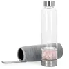 Navaris Wasserflasche mit Mineralstein und Neoprenhülle Produktbild-Vorschau 7