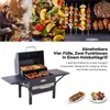 Barbecue a carbonella HOMAVO con coperchio, superficie di Anteprima dell’immagine prodotto 5