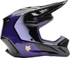 FOX V3 Drip Motocross Helm, schwarz/lila, M (57/58) Produktbild-Vorschau 2