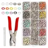 Druckknöpfe mit Zange, Metall-Druckknopf-Set mit festem Produktbild-Vorschau 1