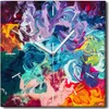 Coloray Uhr auf Leinwand 30x30 cm Wand Uhr Dekoration Produktbild-Vorschau 1