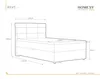 Boxspringbett 120x200, mit Bettkasten, Beige, Matratze und Produktbild-Vorschau 7