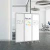 A mobile whiteboard partition in an office setting. Produktbild-Vorschau