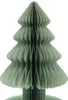 Kaemingk Weihnachtsanhänger Tannenbaum Mintgrün Glitter & Produktbild-Vorschau 1