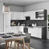 Eckküche Vicco Fame-Line Weiß Hochglanz/Anthrazit 287 x 227 Produktbild-Vorschau 7