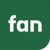 A green square with the word 'fan' in white text. Produktbild-Vorschau