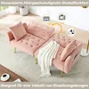 MODFU Moderner Sammet-Zweiersofa, 3-stufige verstellbare Produktbild-Vorschau 6