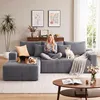 OYAJIA Ecksofa, modulares Sofa 240 cm breit, Produktbild-Vorschau 2