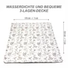 Pepi Picknick Decke - 120x150 - Wasserdicht Antiallergisch Produktbild-Vorschau 4