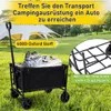 Ikodm ručný vozík, skladací vozík, plážový vozík, záhradný Náhľad obrázku produktu 2