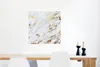 MuchoWow® Poster Marmor - Muster - Gold - Weiß 50x50 cm - Produktbild-Vorschau 5